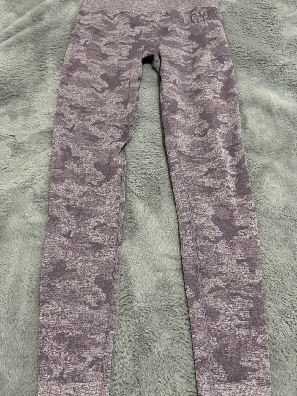 Gymshark Purple Camo Leggings